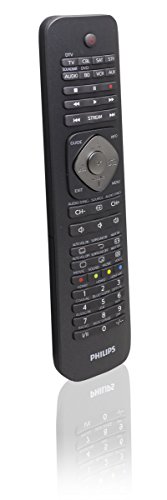 Philips SRP5018/10 Universal Fernbedienung (8-in-1, TV, Blu-ray, CBL, SAT, STR, SB, VCR, AUX) schwarz - 2